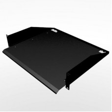 2 UNIT SLIDING RACK SHELF--BLACK