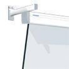 Wandbeugel 30cm wit RAL 9016