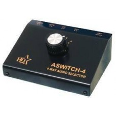 audio switch paneel 4 weg
