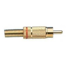 vergulde tulp plug met knikbescherming rood