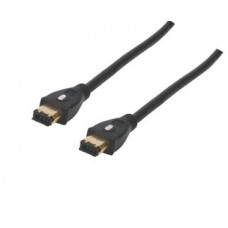 6p-6p fire wire cable 5.0meter black