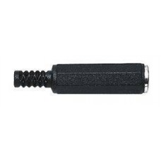 Female mini jack socket plastic per 2