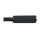 Female mini jack socket plastic per 2