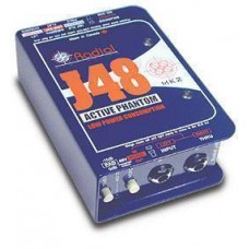 Active 48-Volt phantom powered DI