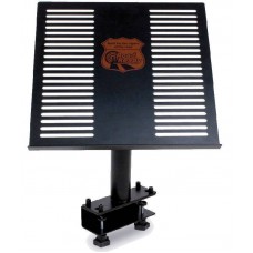 Attachable to table or case-stand w/small tray