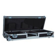 2 Turntables in standaard pos./19 mixer dj coffin