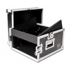 LUX LABEL 10U SLANT MIXER RACK / 4 U VERTICAL RACK