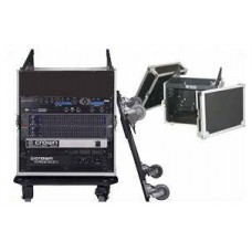 10U horiz. slant mixer rack, 16U vertic. rack syst
