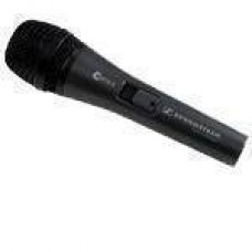 Vocalist microphone with cable and on-off switch