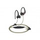 Stereo earphones with fully flexible earhooks