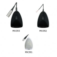 Miniature white Condenser Boundary Mic Omni