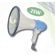 Megafoon 25W geïntegreerde microfoon