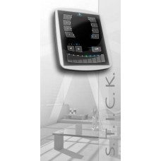 Flat wall mounted DMX controller, all-in-one techn