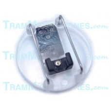 Tram mic concealer cage with clip on back