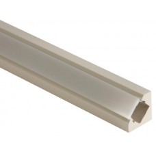 MDF PROFIEL VOOR LEDSTRIPS - HOEK - 1m