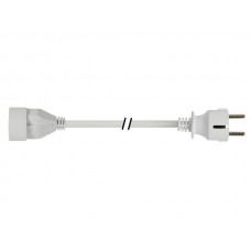 Witte verlengskabel 3g1.5 5m