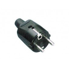 SCHUKO MALE PLUG, PIN & SPRING EARTHING -
