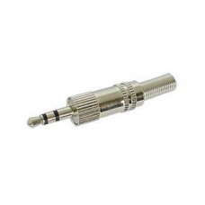 3.5mm JACK STEREO MALE, NICKEL