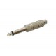 6.35mm JACK MONO MALE, NICKEL