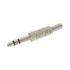 6.35mm JACK STEREO MALE, NICKEL