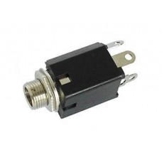 6.35mm JACK MONO FEMALE, CHASSIS MOUNT, INSERT SWI