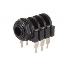 6.35mm JACK STEREO FEMALE, PCB OR CHASSIS MOUNT, 3