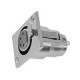 4P XLR PLUG FEMALE, NICKEL, CHASSIS MOUNT