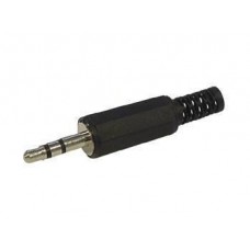 3.5mm JACK STEREO MALE, BLACK