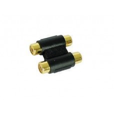 DUAL RCA FEMALE TO RCA FEMALE, GOLD-PLATED