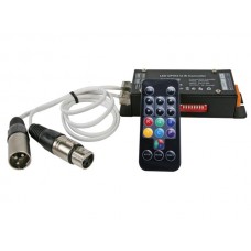RGB+W ledcontroller - DMX en IR afstandsbediening