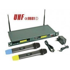 DUAL PLL WIRELESS 8-CHANNEL UHF TRUE DIVERSITY MIC