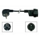 EXTENSION PCORD BLACK L=1.8m EURO.90° FRENCH FEM P