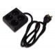 NETPOWER BLOCK PINEARTH 4 PLUGS SQUARE 3 x 1.5mm²,