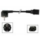 PCORD BLACK 2.0 EURO 90° EURO FEM PLUG 1,8m