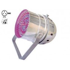 Short LED Par64 projector Chrome