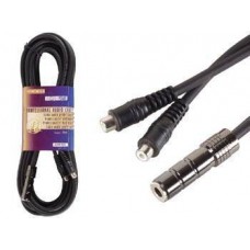 AUDIO CABLE PRO, 2x RCA PLUG FEMALE TO 6.35mm JACK