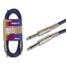 SPEAKER CABLE PRO 2x1,5mm², 2x 6.35mm JACK MONO MA