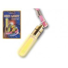 YELLOW FLASHING MINI LED LIGHT WITH HANGER