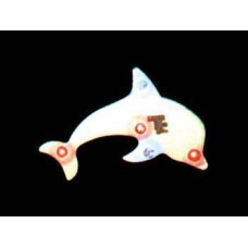 FLASHING DOLPHIN (1 BLUE + 4 RED LEDs)