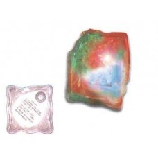 MULTICOLOURED FLASHING ICE CUBE WITH PUSH SWITCH