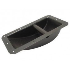 HEAVY-DUTY SPEAKER HANDLE, BLACK METAL, 280 x 160m