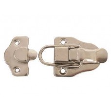 LOCK, WHITE METAL, 84 x 45mm
