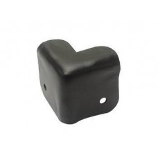 SPEAKER CABINET CORNER, BLACK METAL, 38 x 38mm x 9