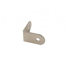 SPEAKER CABINET CORNER, WHITE METAL, 19 x 32mm x 9
