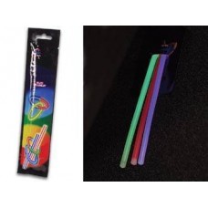 GLOW STICK PACK Ø5mm x 20cm - MIXED COLOURS (3 pcs