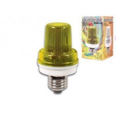 MINI STROBE LIGHT YELLOW, 3.5W, E27 SOCKET