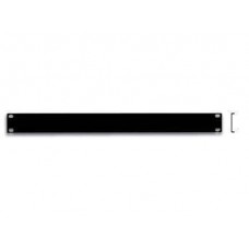 BLINDPANEL FOR 19i. RACK, 1U, THICKNESS 1mm, BLACK