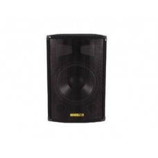 BLACK 2-WAY SPEAKER CABINET, FULL GRID 8i. / 300W