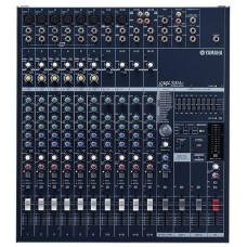 Powered mixer,2x500W/4ohms,14 inputs, 3-band eq