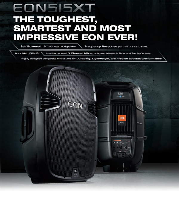 JBL EON 15XT Self powered 2-Way Loudspeaker